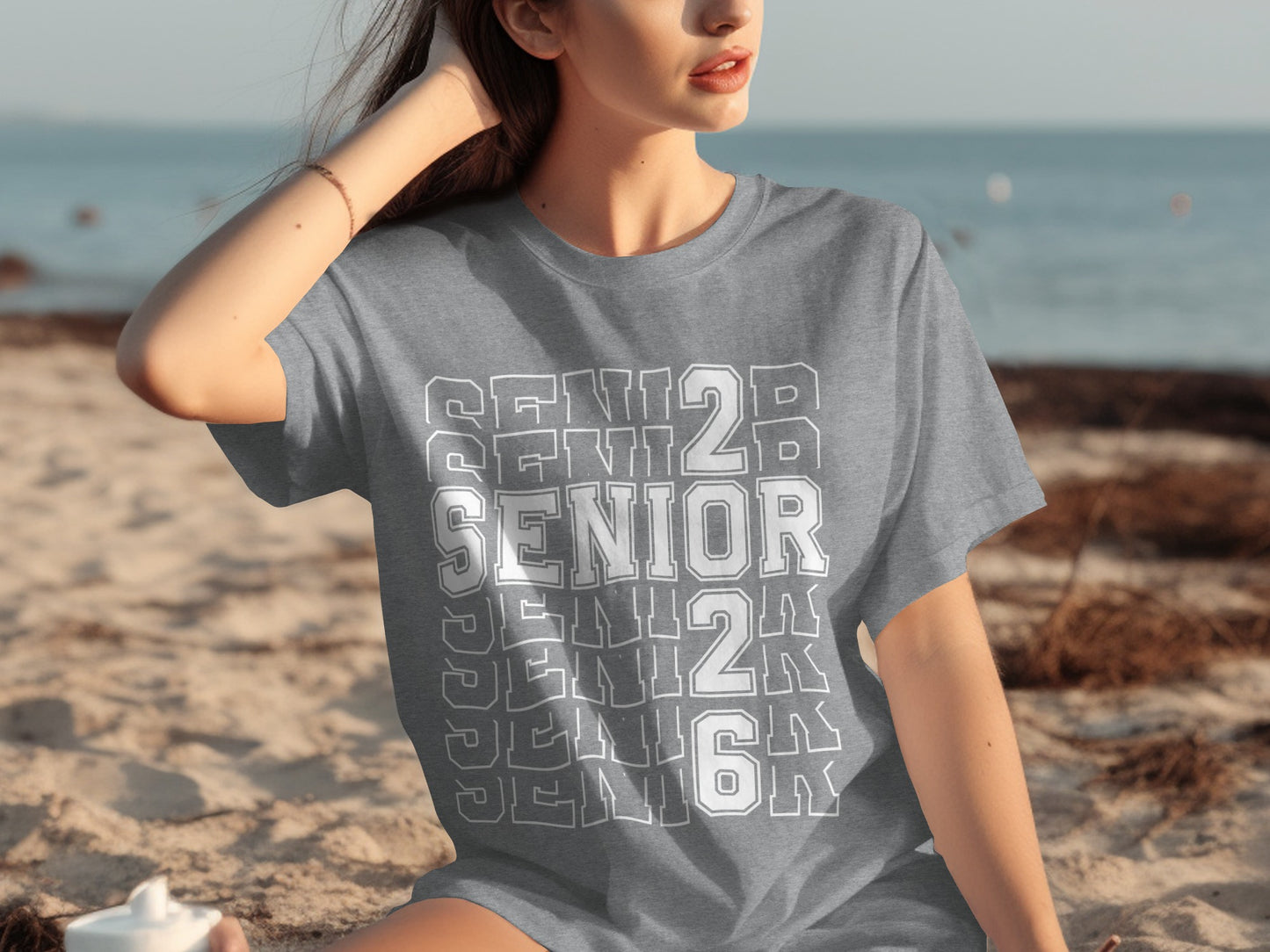 SENIOR Year Class Beach T-shirt for a Casual Summer Look