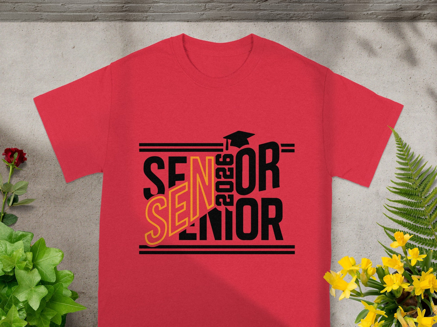 Senior 2026 Graduation Class Graphic Design T-shirt