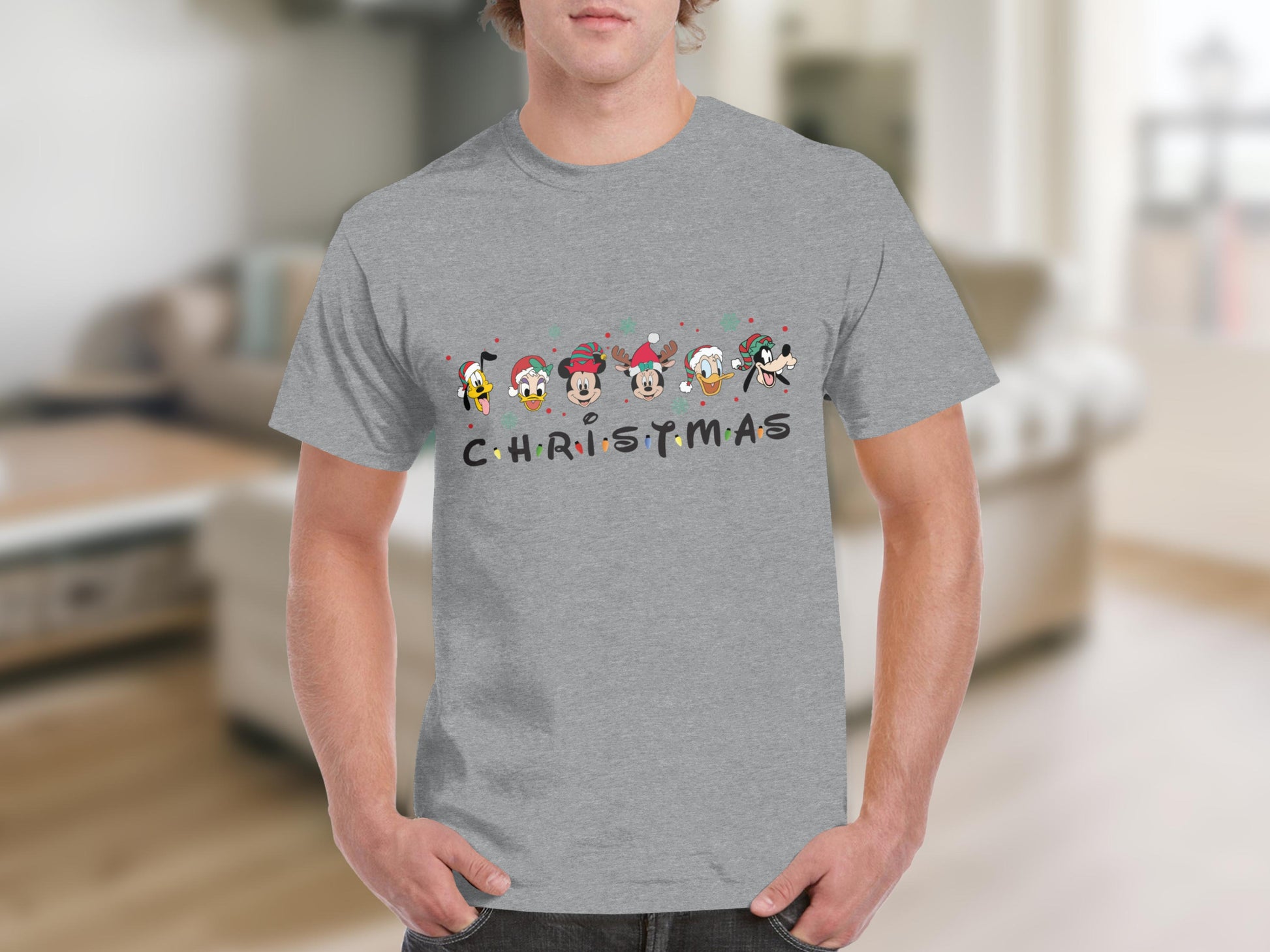 Christmas Characters T-Shirt Holiday Design Apparel