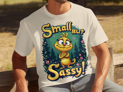 Small But Sassy Cartoon Character T-Shirt