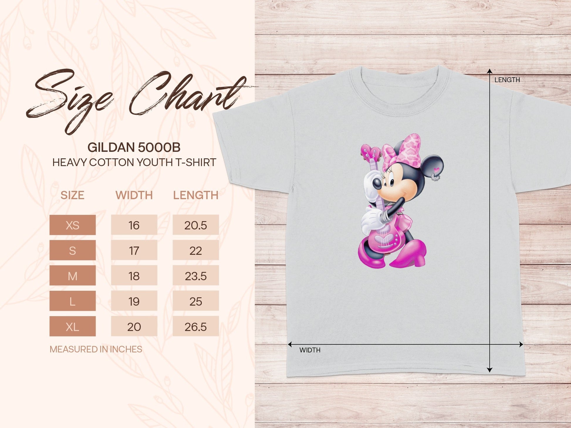 Gildan 5000B Youth T-Shirt Minnie Mouse Graphic product type