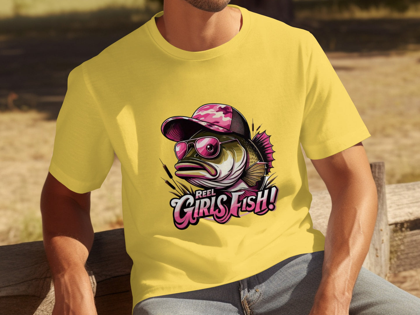 Reel Girls Fish! Graphic Tee for Outdoor Enthusiasts