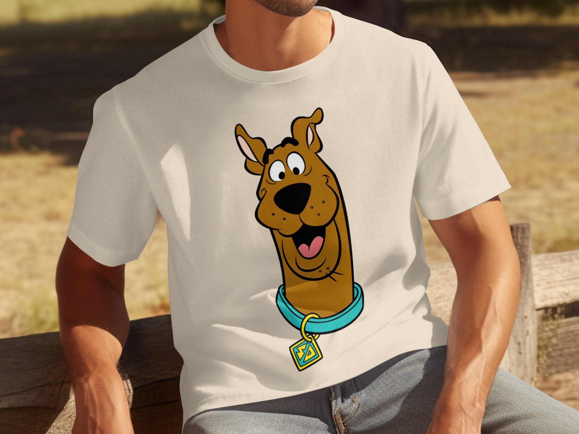 Scooby-Doo Cartoon Character Graphic T-Shirt