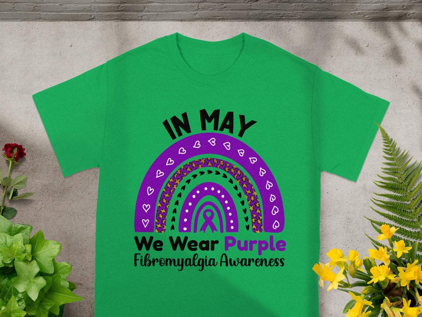 In May We Wear Purple Fibromyalgia Awareness Shirt