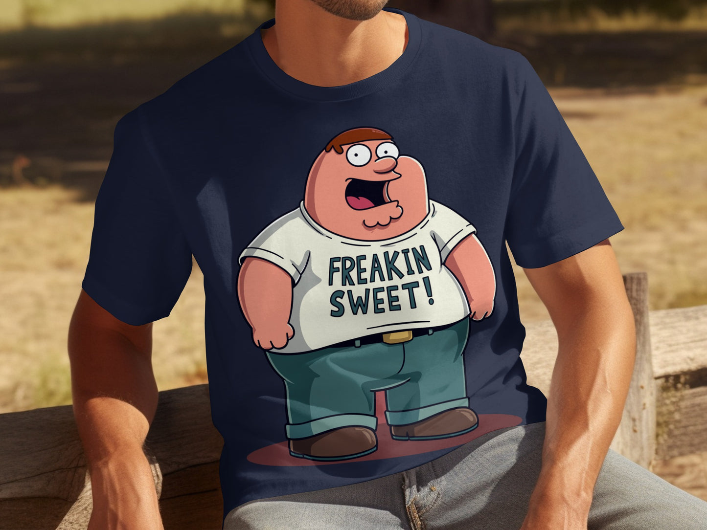 Freakin Sweet Cartoon Character Graphic Tee