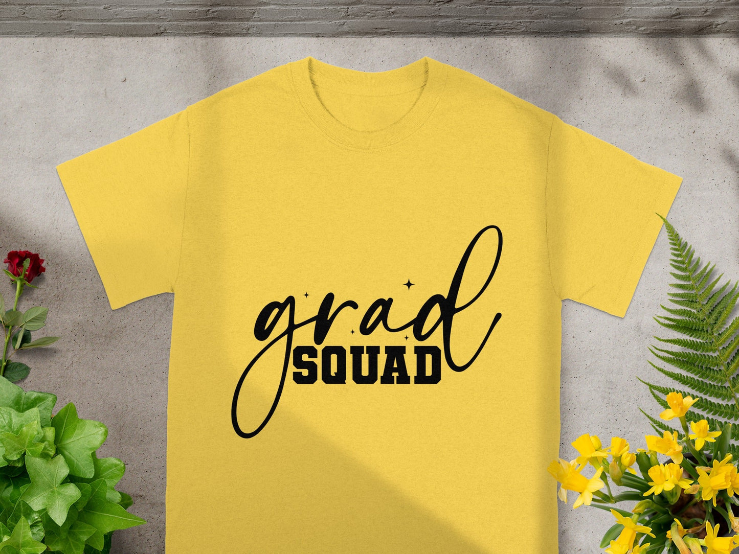 Grad Squad Graphic Tee Perfect for Celebrations