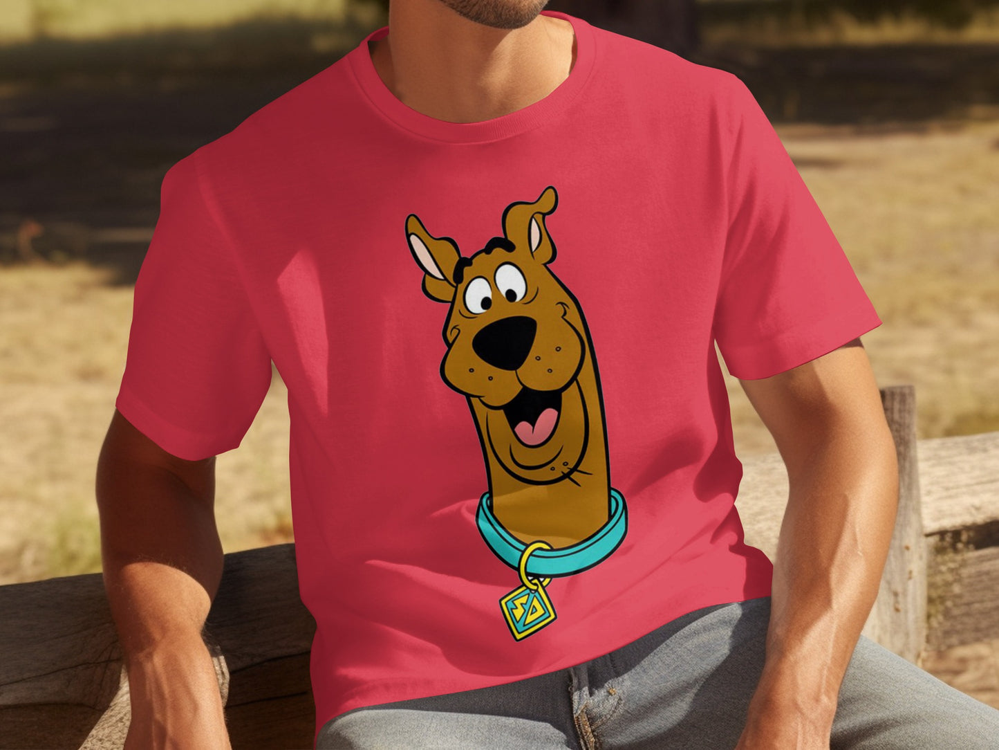 Scooby-Doo Cartoon Character Graphic T-Shirt