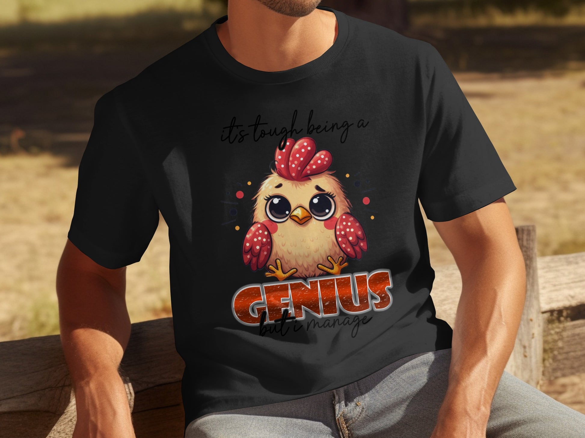 It's Tough Being a Genius But I Manage T-shirt