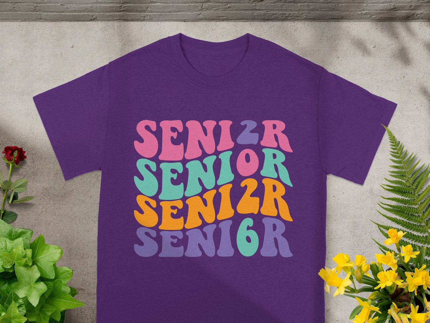 Colorful SENI2R SENIOR SENI2R SENI6R T-shirt