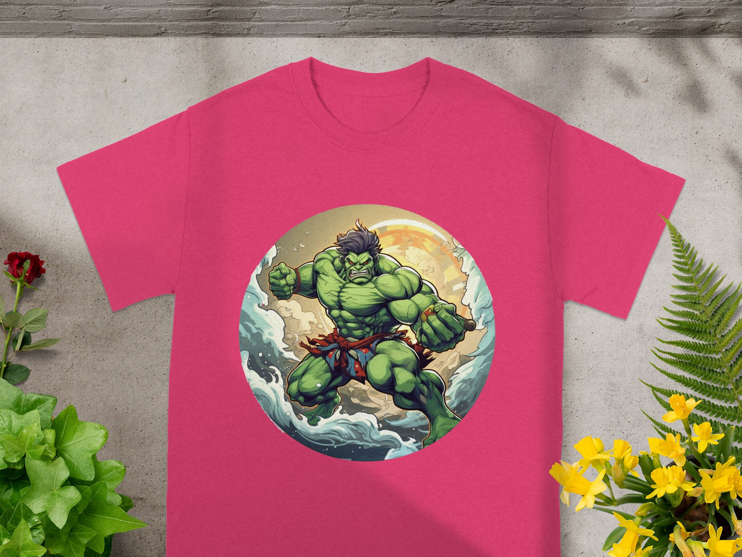 Hulk Power Stance Comic Style T-Shirts