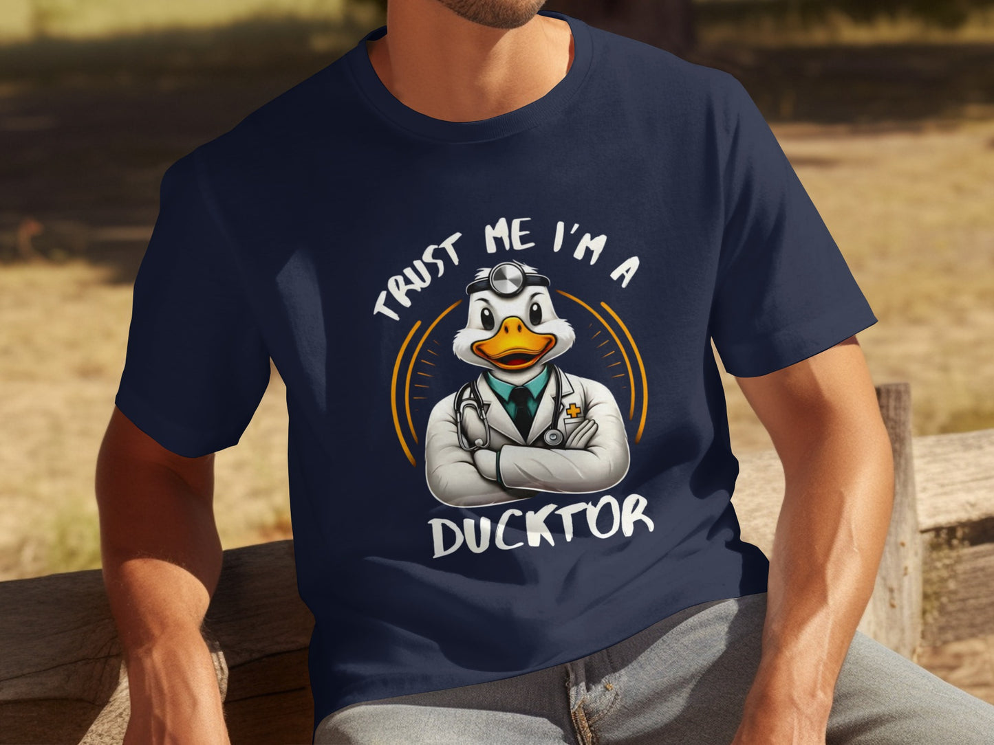 Trust Me I'm A Ducktor Funny Doctor Duck Shirt