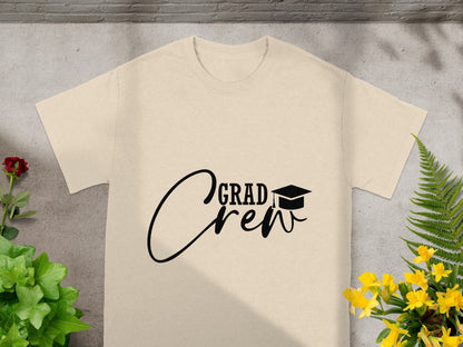 Grad Crew Graduation T-Shirt for Graduates Casual Wear