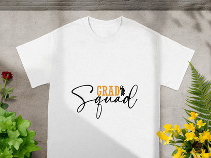 Grad Squad Graphic Tee for Graduation Celebration