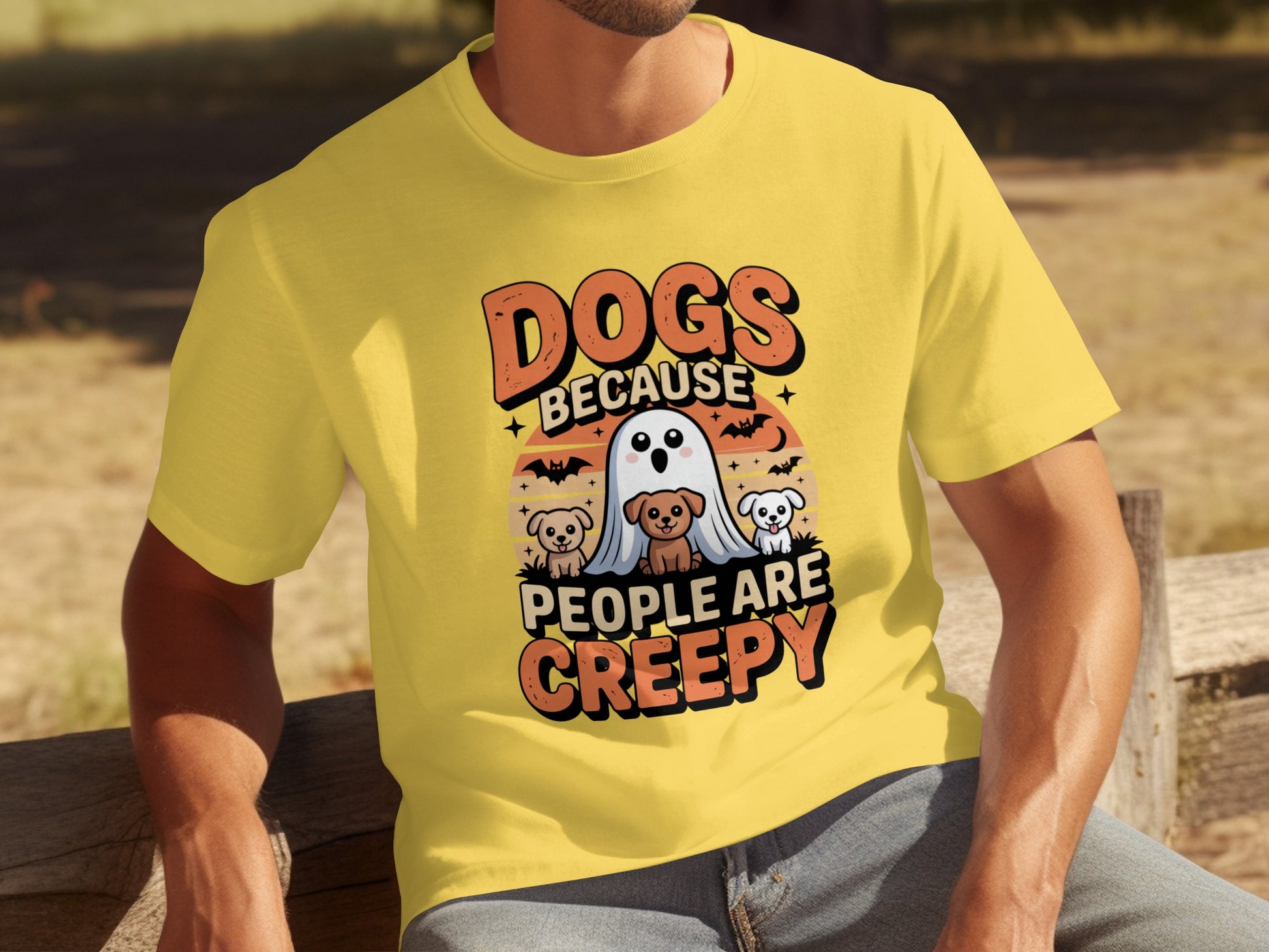 Dogs Because People Are Creepy Halloween T-shirt