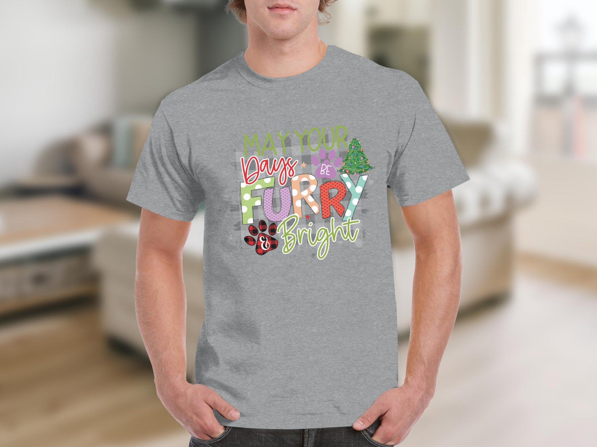 May Your Days Be Furry & Bright Holiday Shirt