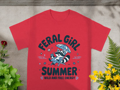 Feral Girl Summer Wild And Free Energy Shirt