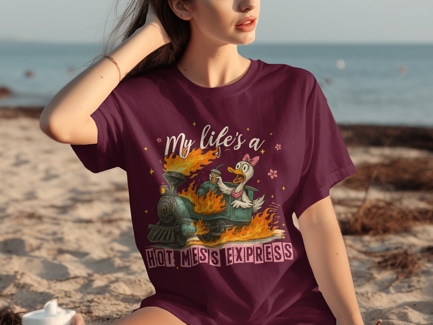 My Life's a Hot Mess Express Graphic T-Shirt