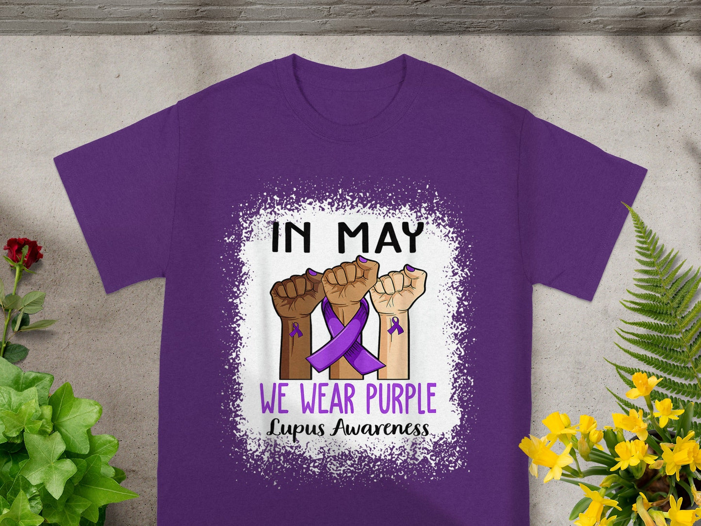 In May We Wear Purple Lupus Awareness T-shirt