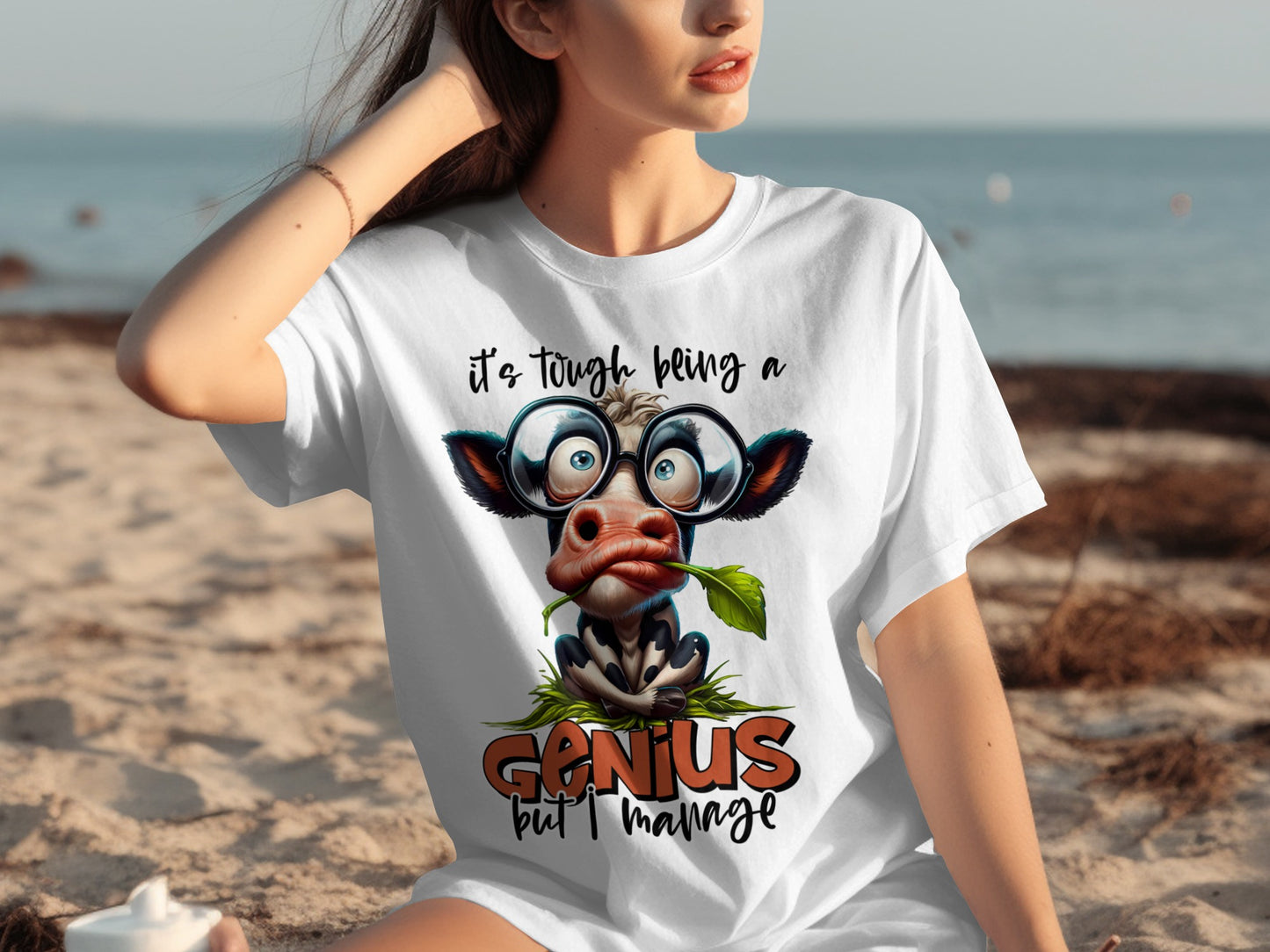 It's Tough Being A Genius But I Manage T-shirt