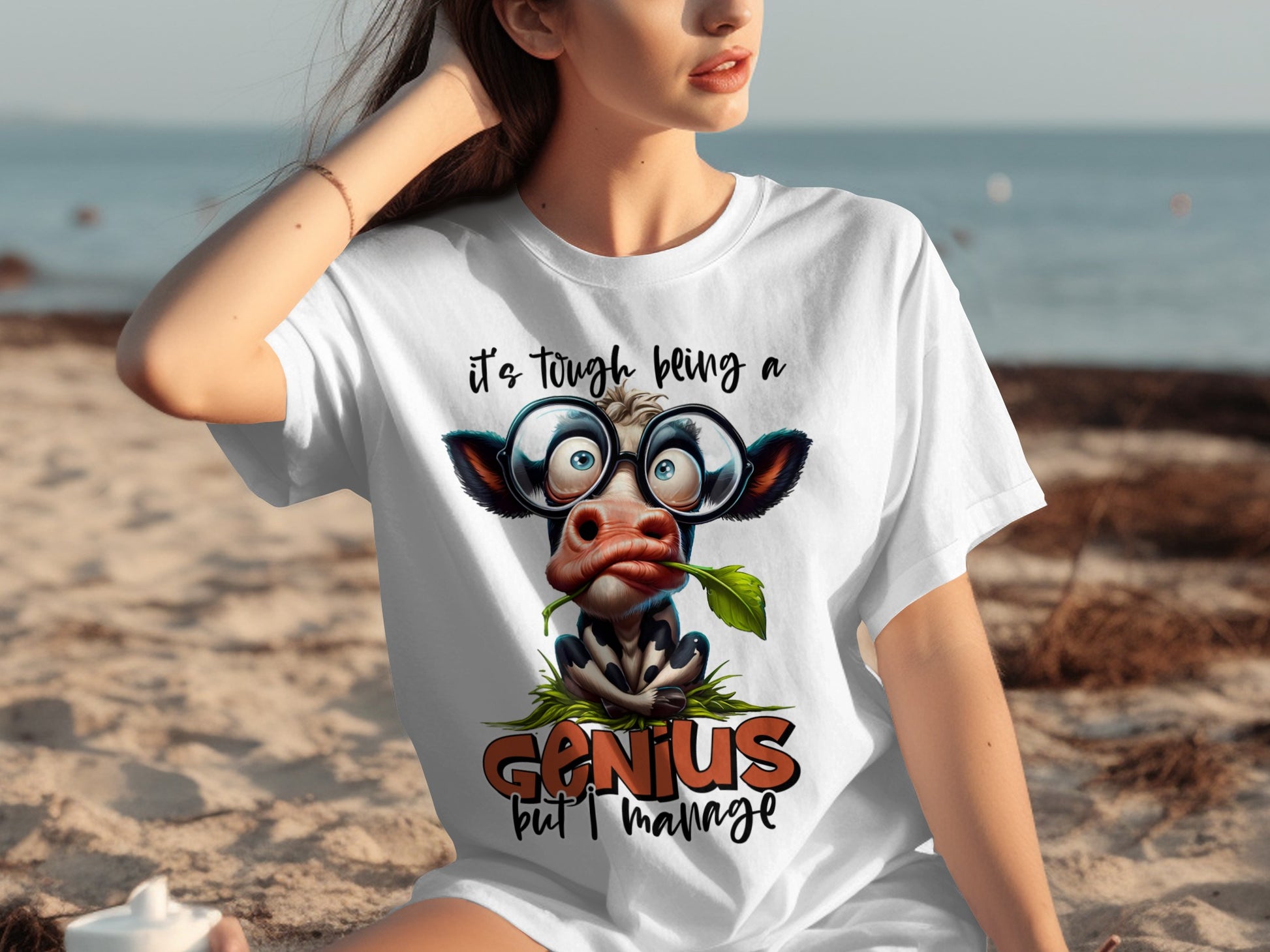 It's Tough Being A Genius But I Manage T-shirt