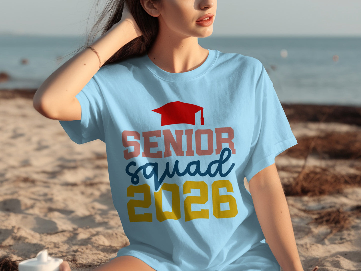 Senior Squad 2026 Graphic Tee Perfect for Graduates