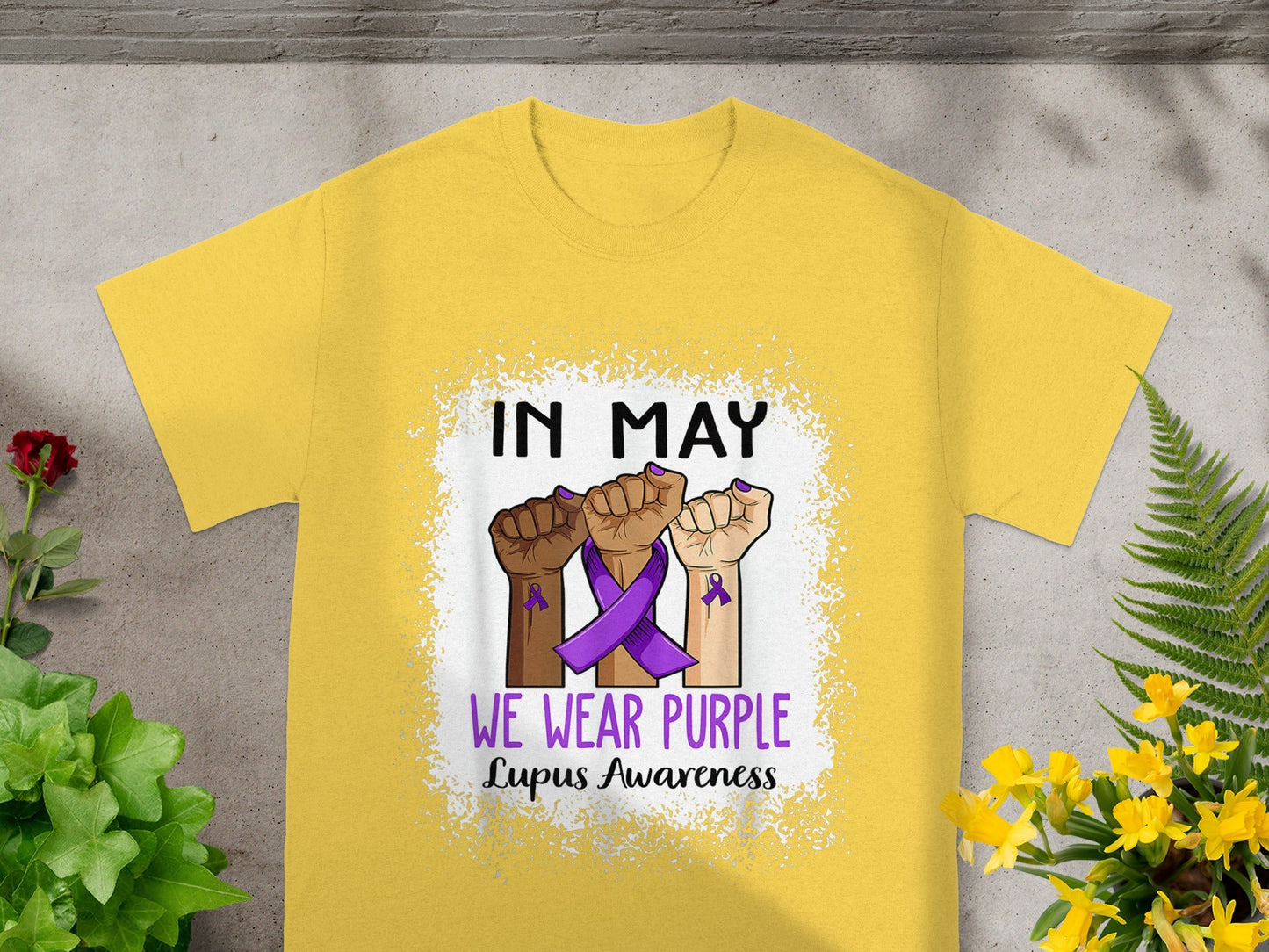 In May We Wear Purple Lupus Awareness Shirt