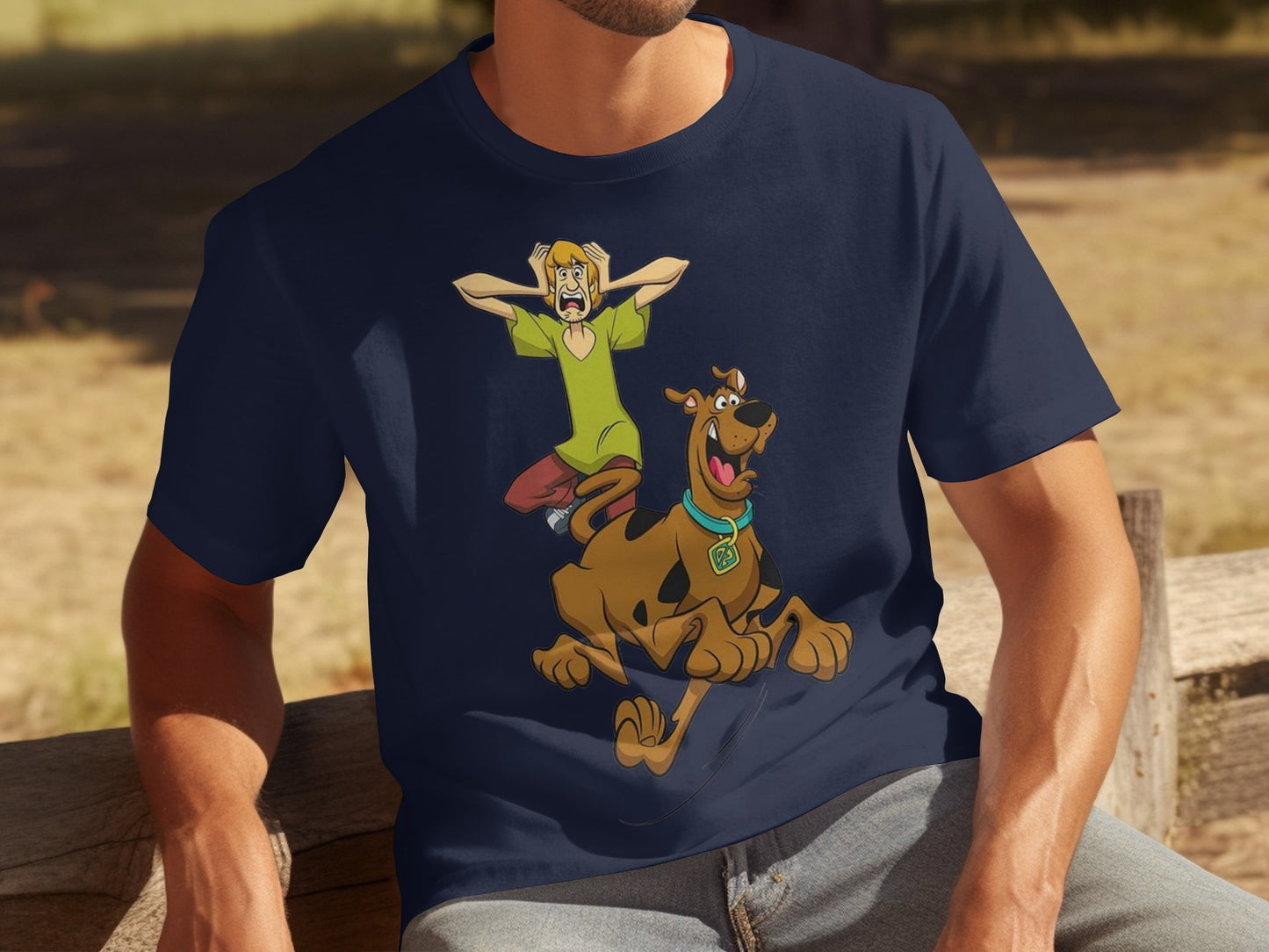 Scooby-Doo and Shaggy Graphic Tee for Adults