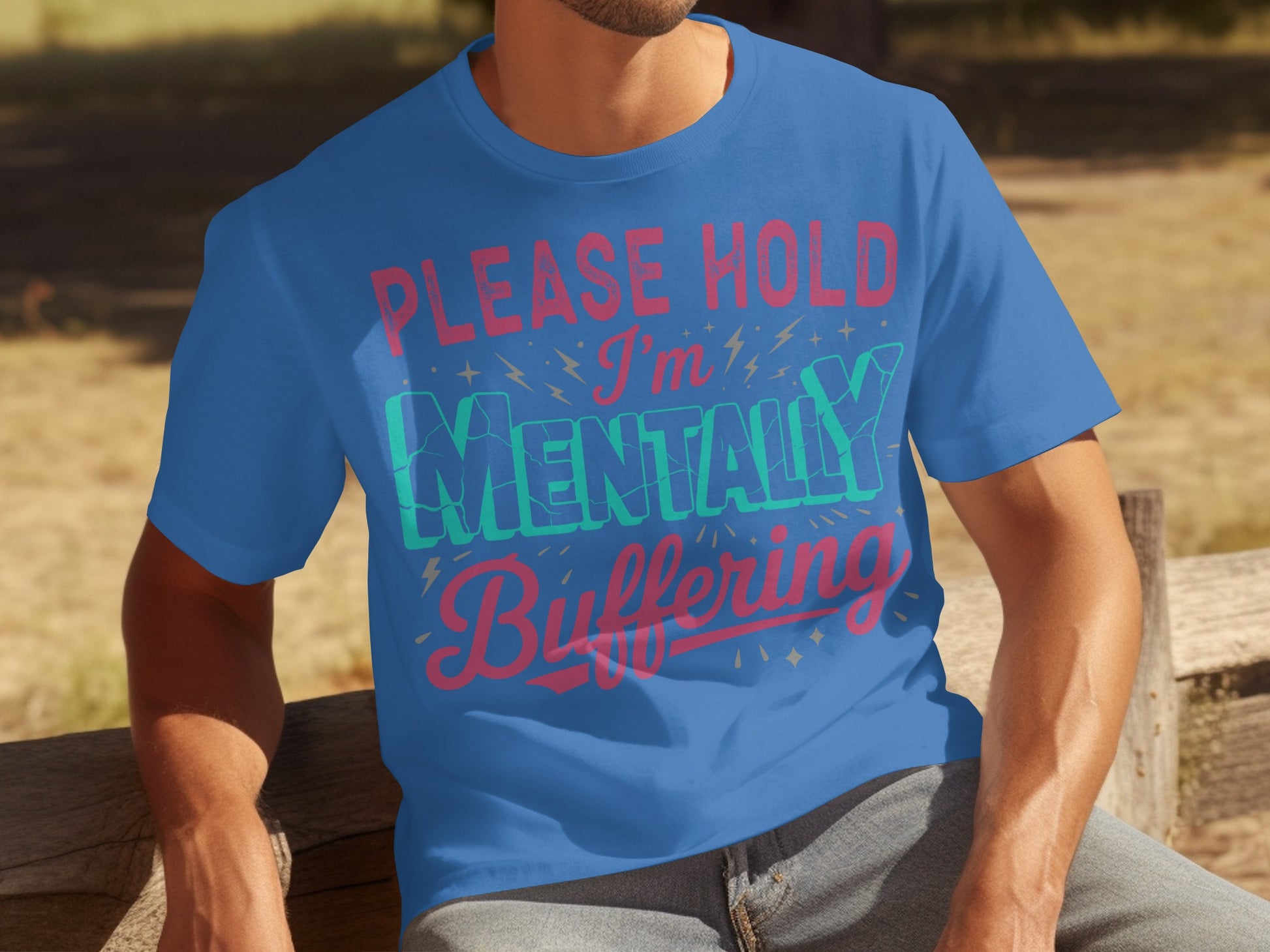 Please Hold I'm Mentally Buffering T-shirt