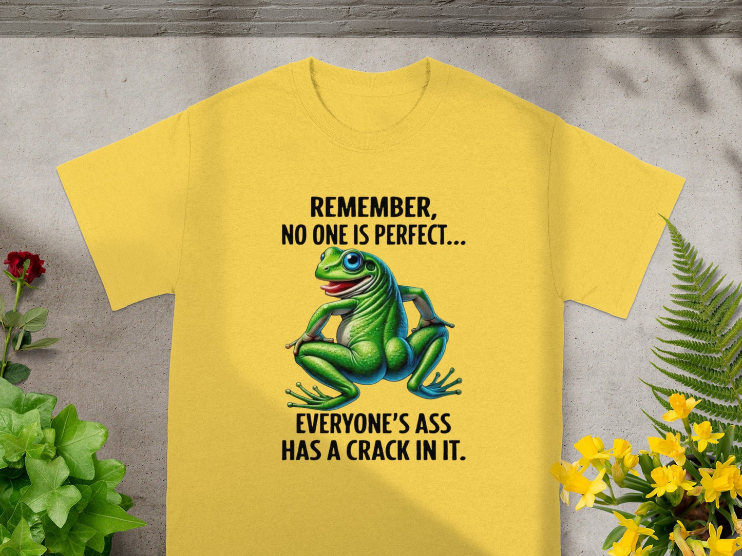 Remember No One is Perfect Funny Frog T-Shirt
