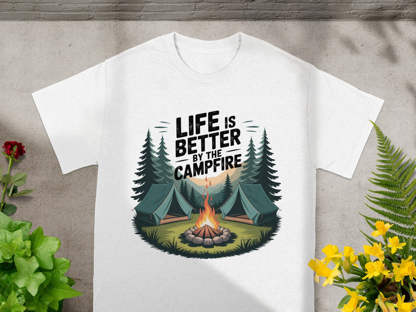 Life Is Better By The Campfire Graphic T-Shirt
