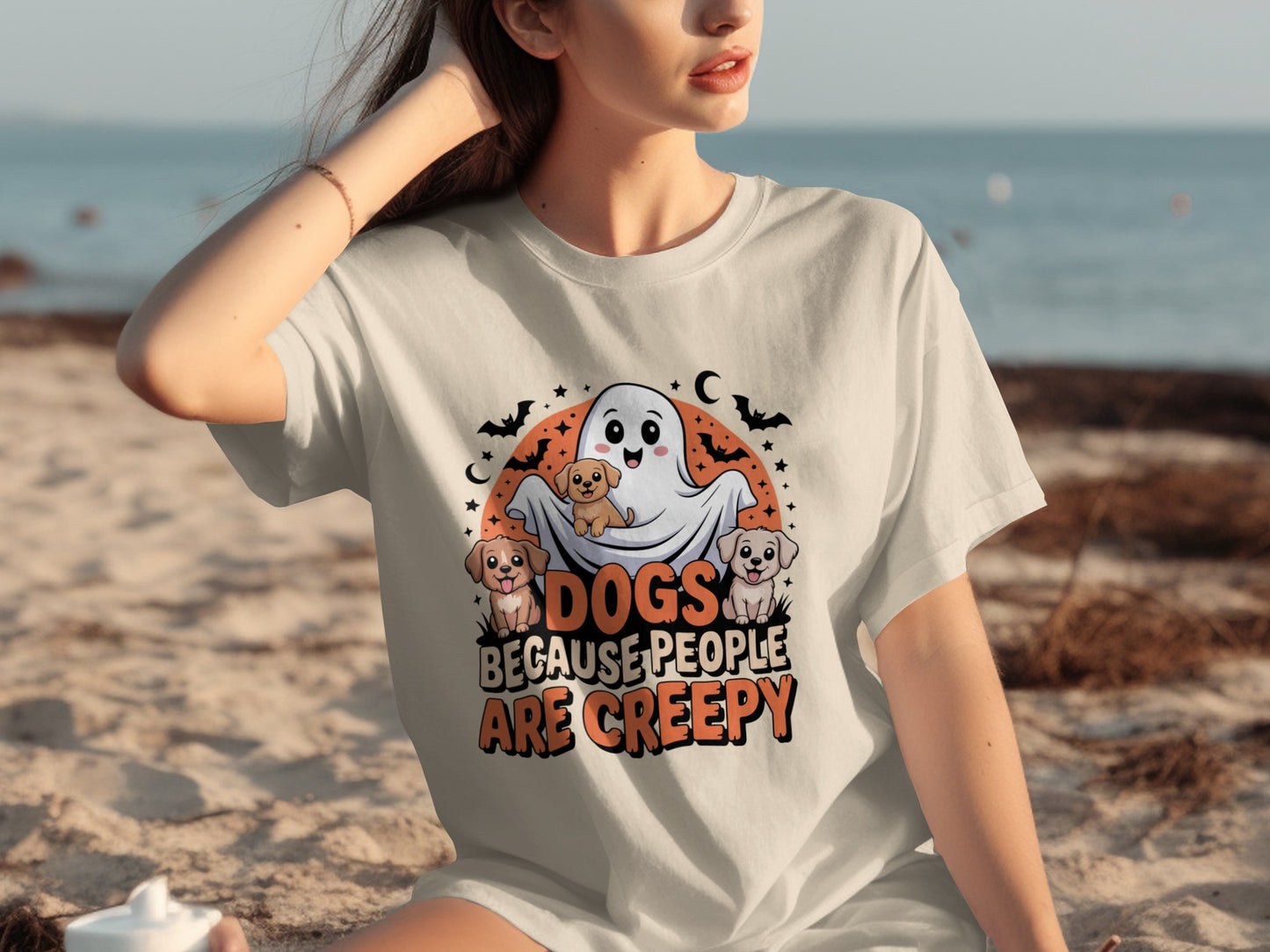 Dogs Because People Are Creepy Halloween Shirt