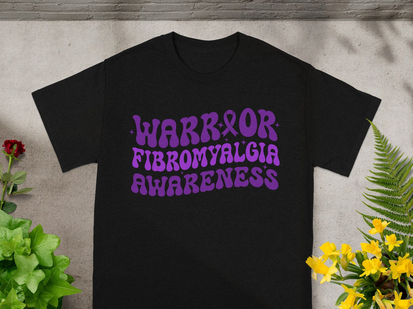 Warrior Fibromyalgia Awareness Shirt for Supporters