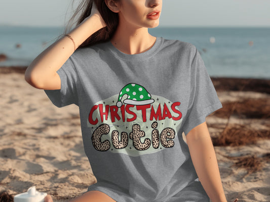 Christmas Cutie Holiday Themed T-Shirt Outfit Gift