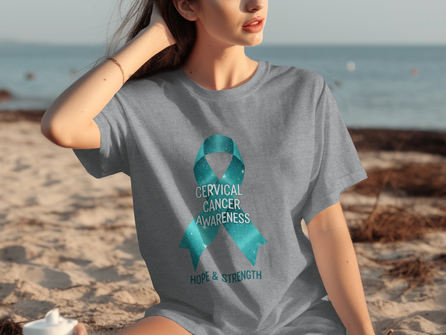 Cervical Cancer Awareness Hope and Strength Shirt