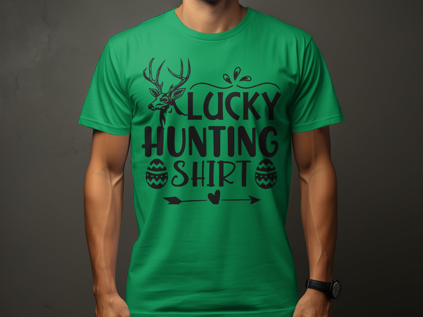 Lucky Hunting Shirt with Deer Design for Outdoors