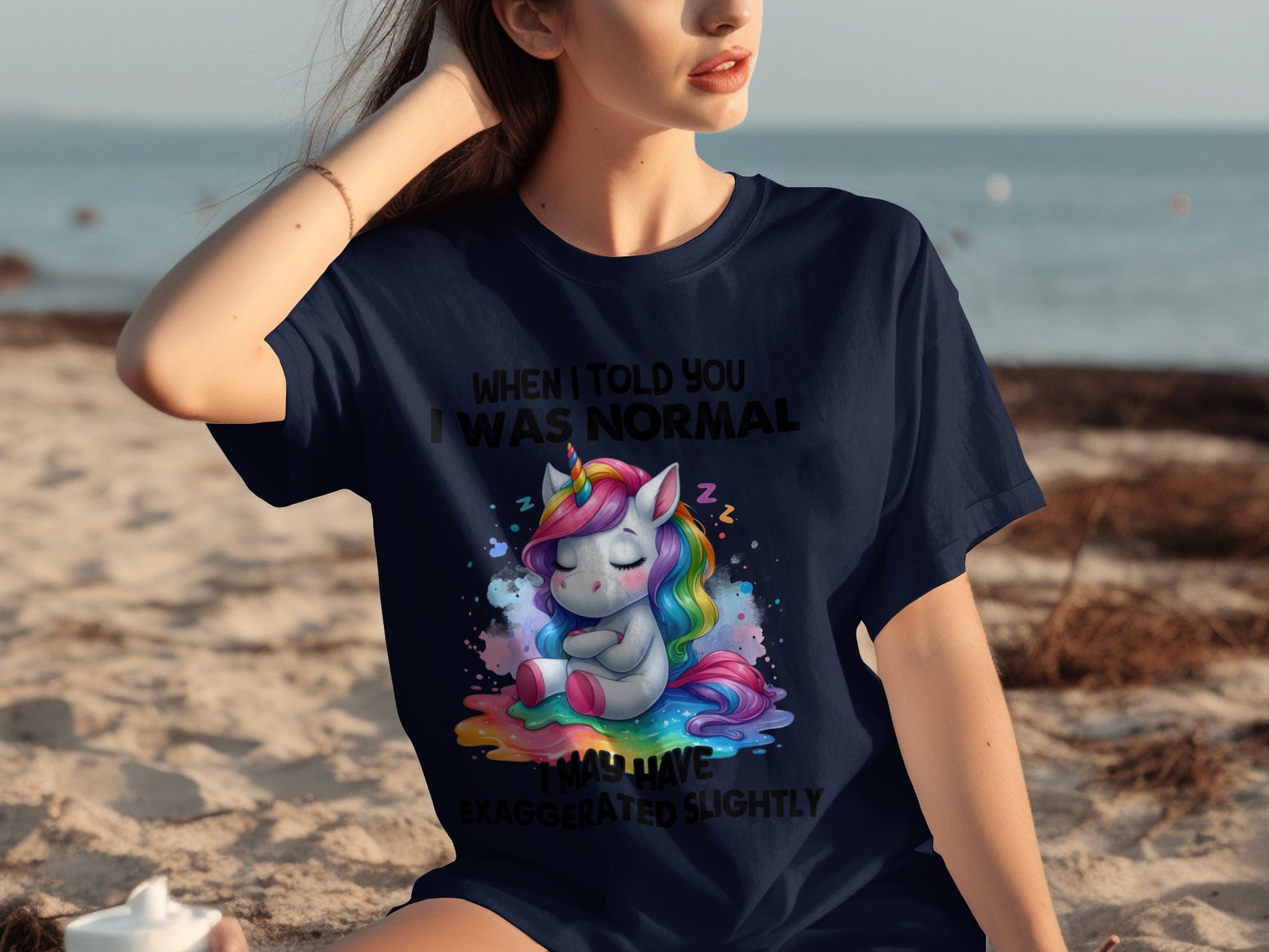 When I Told You I Was Normal Unicorn Exaggeration Shirt