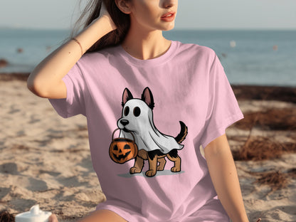 Cute Dog in Halloween Costume T-shirt