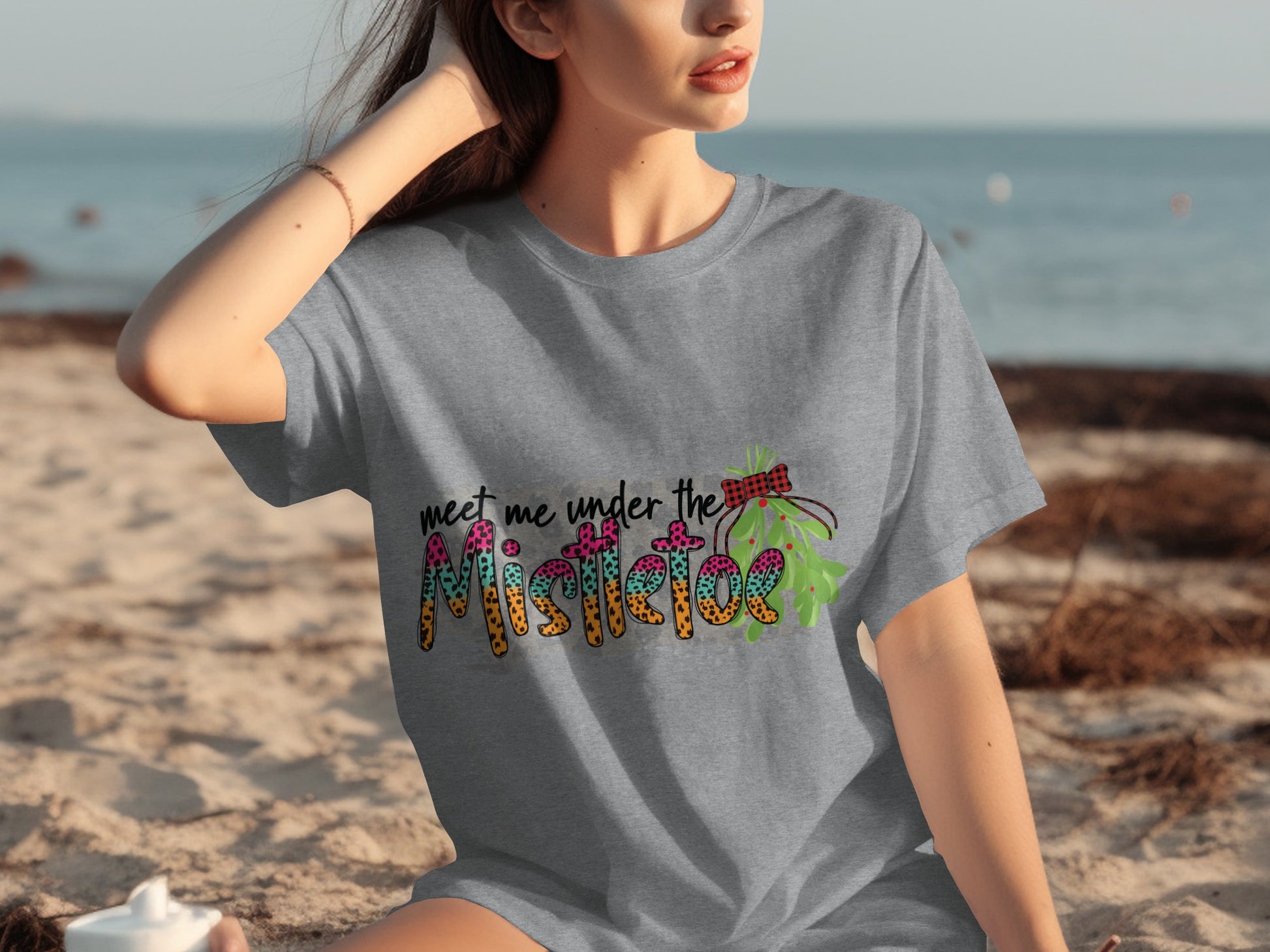Meet Me Under The Mistletoe Graphic Tee Product