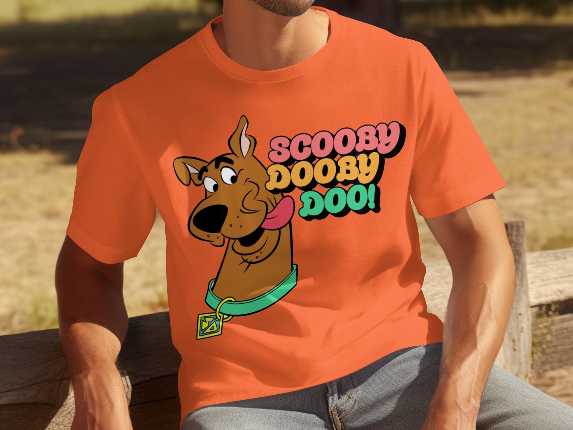 Scooby Dooby Doo Cartoon Character Graphic Shirt