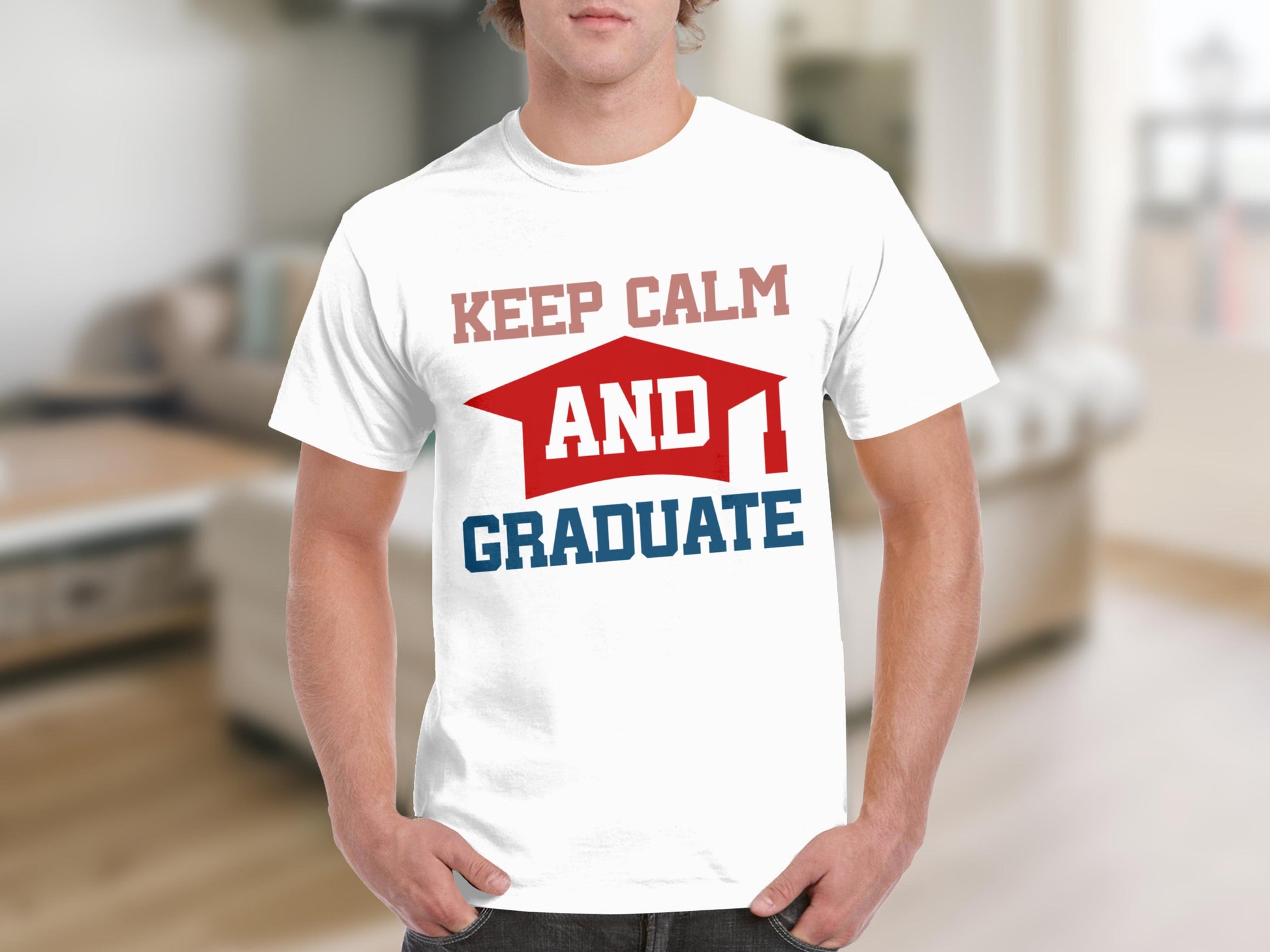 Keep Calm and Graduate Inspirational T-Shirt