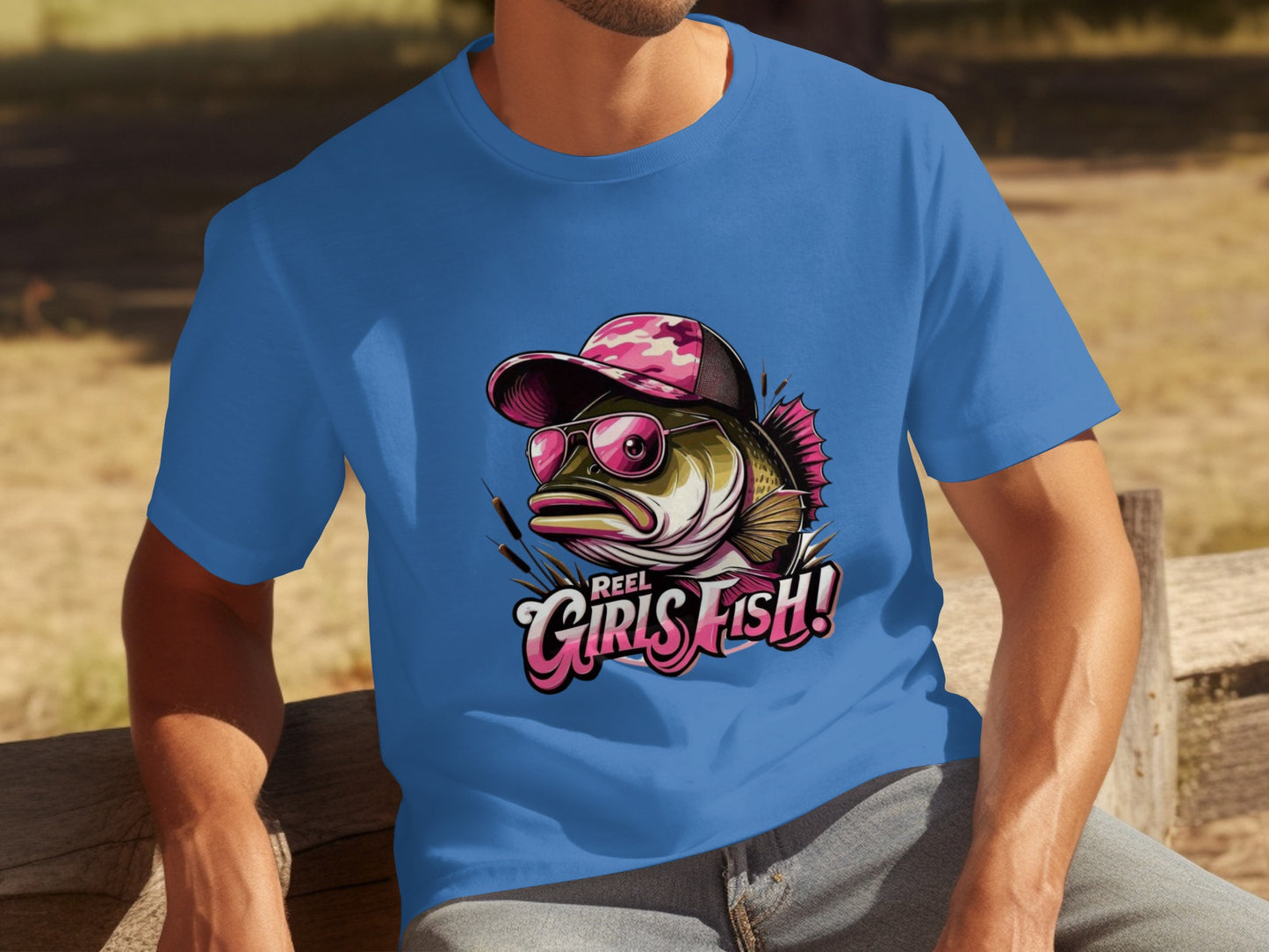 Reel Girls Fish Graphic Tee for Fishing Enthusiasts