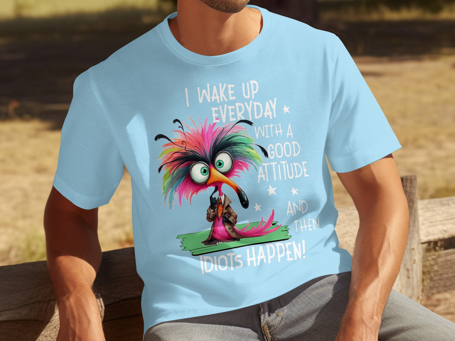 I Wake Up Everyday With a Good Attitude Funny Shirt