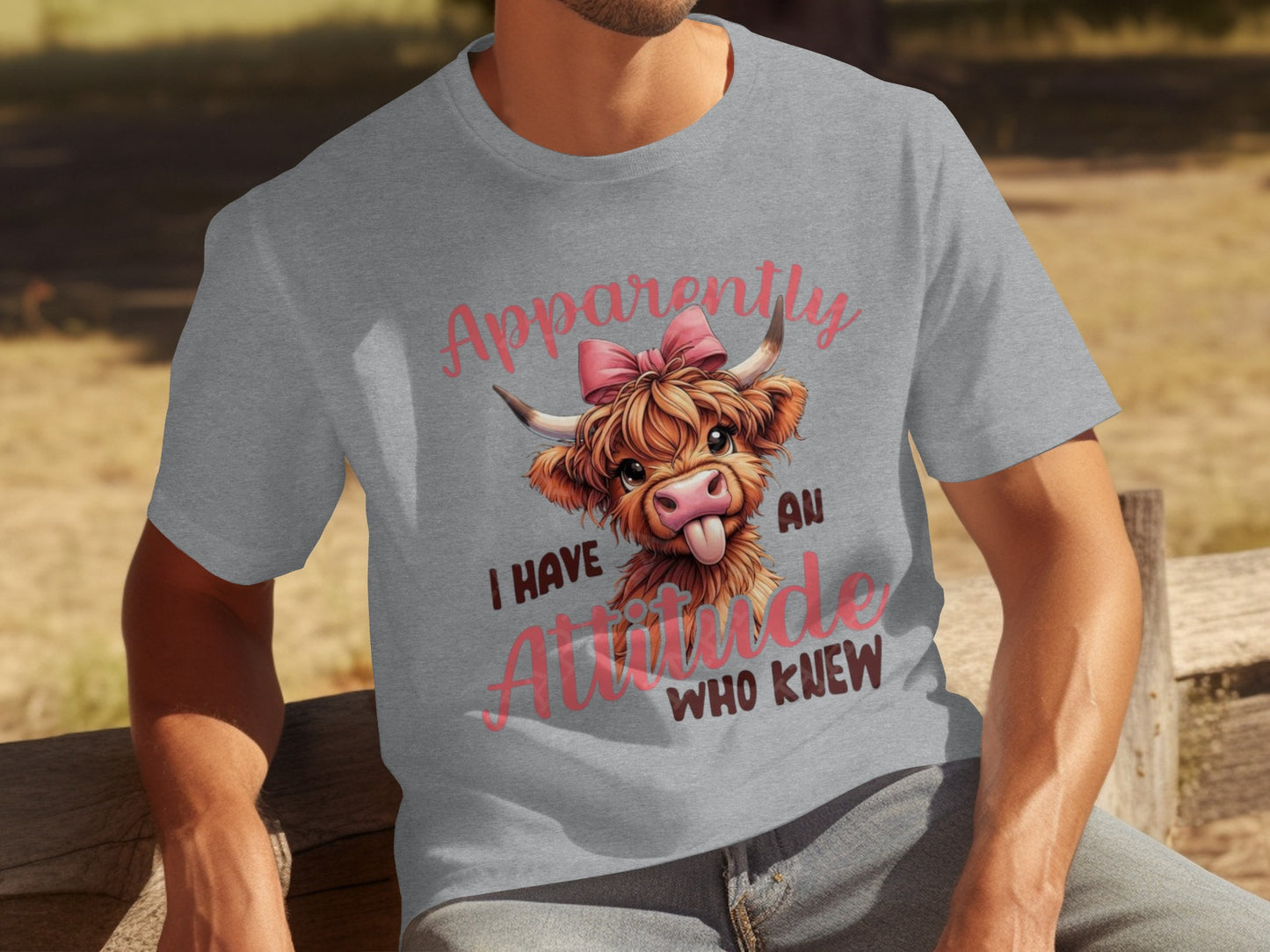 Apparently I Have An Attitude Who Knew t-shirt