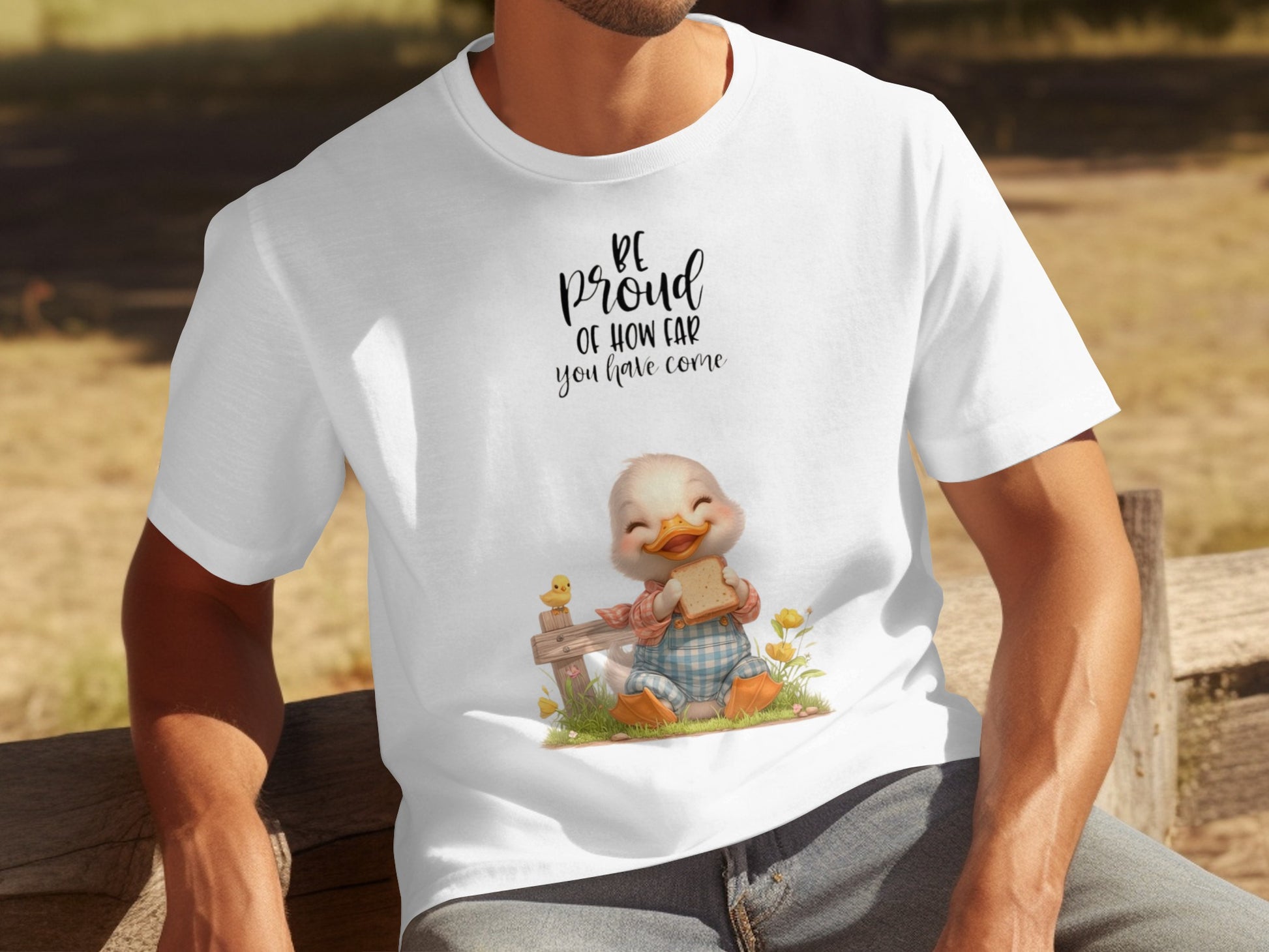 Be Proud Of How Far You Have Come Duck T-Shirt