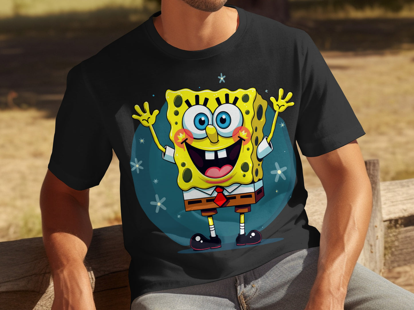 Vibrant SpongeBob SquarePants Delight T-shirt