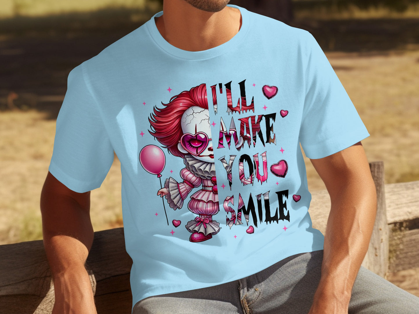 I'll Make You Smile Graphic Novelty Tee