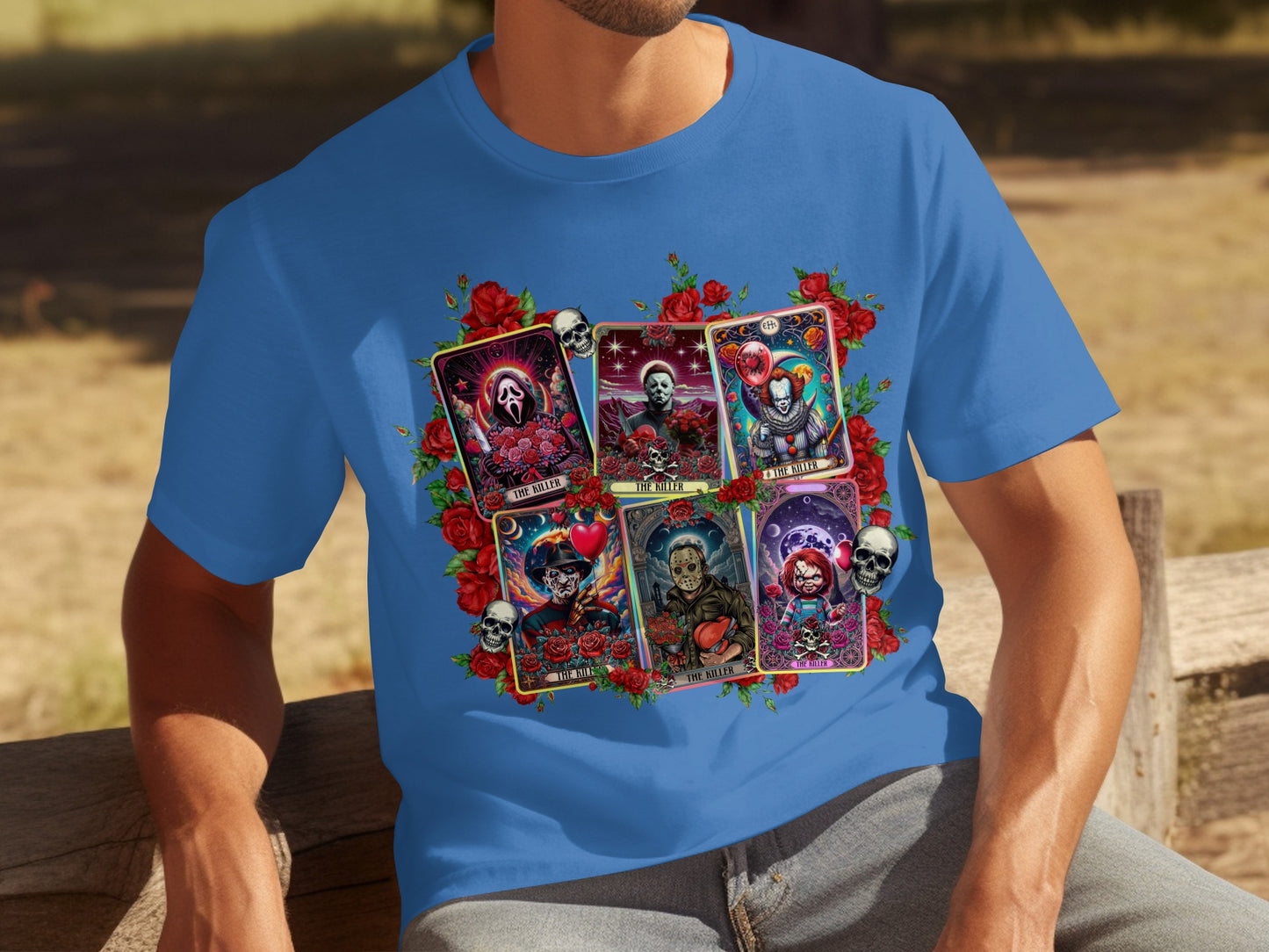 Killer Tarot Card Graphic Design T-Shirt