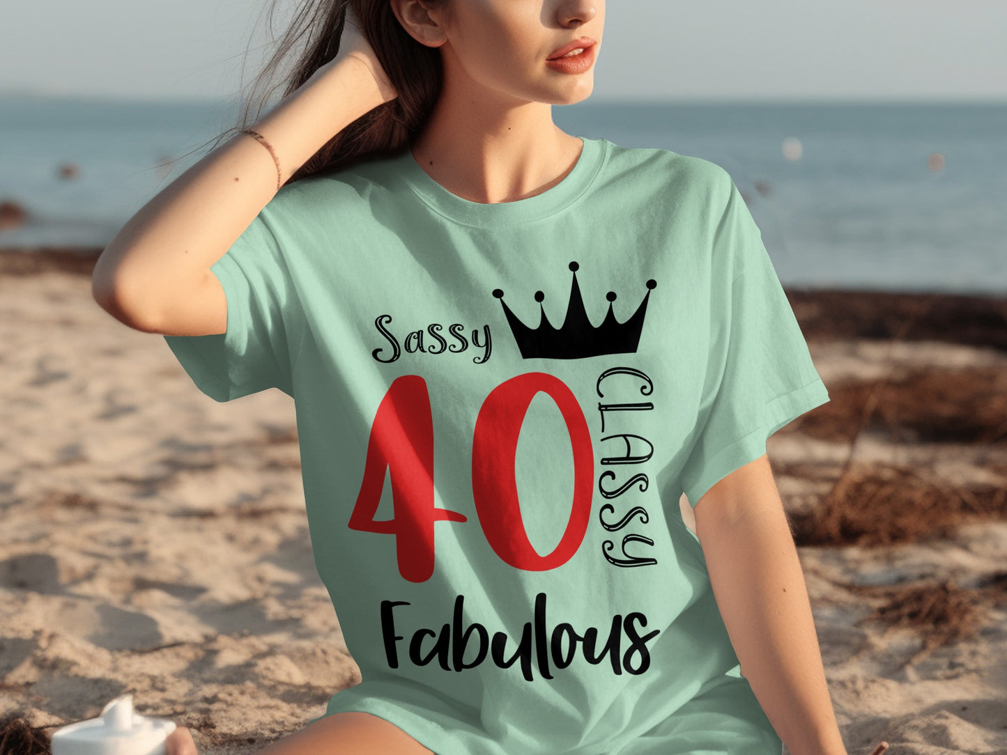 Sassy Classy Fabulous 40th Birthday T-shirt