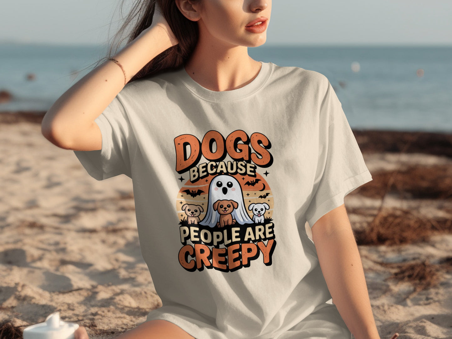 Dogs Because People Are Creepy Halloween Shirt