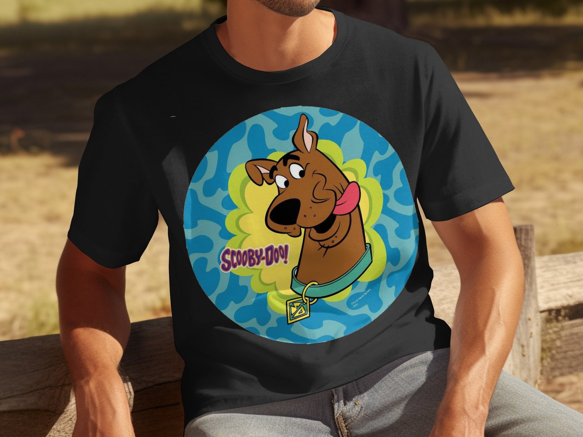 Scooby-Doo Cartoon Character Graphic T-Shirt